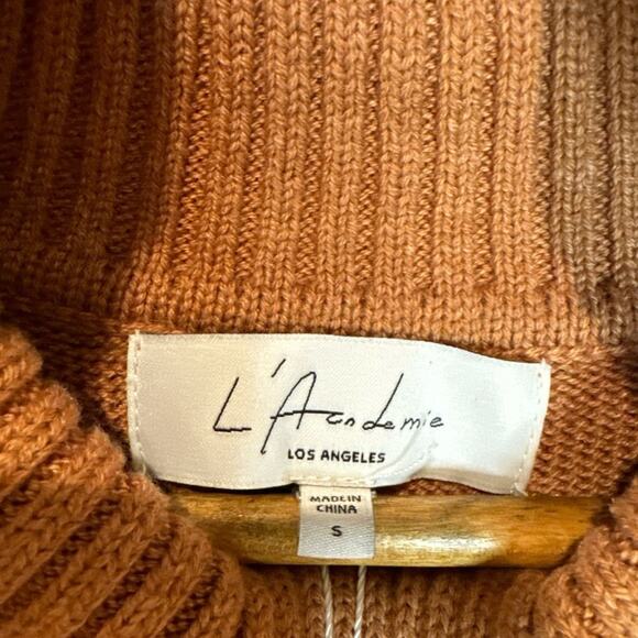 L'Academie Sleeveless Turtleneck Pullover Sweater Size Small Jez - Picture 9 of 9
